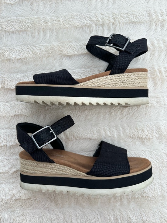 Toms Shoes - Toms Diana Wedge Sandal Size 7 European Summer